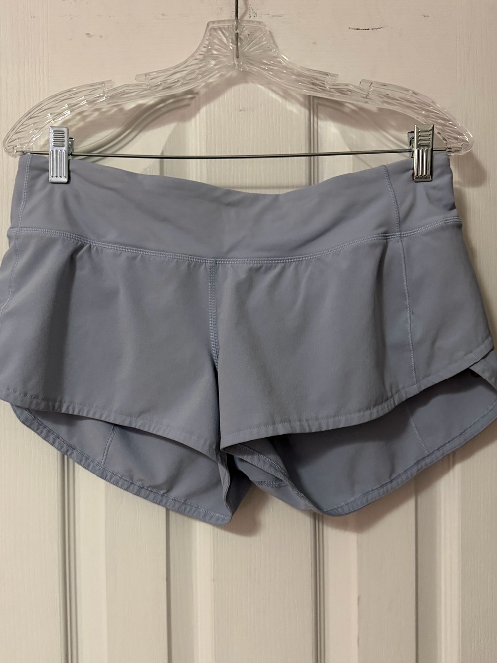 Light Blue Women's Lululemon Athletic Shorts.size 8